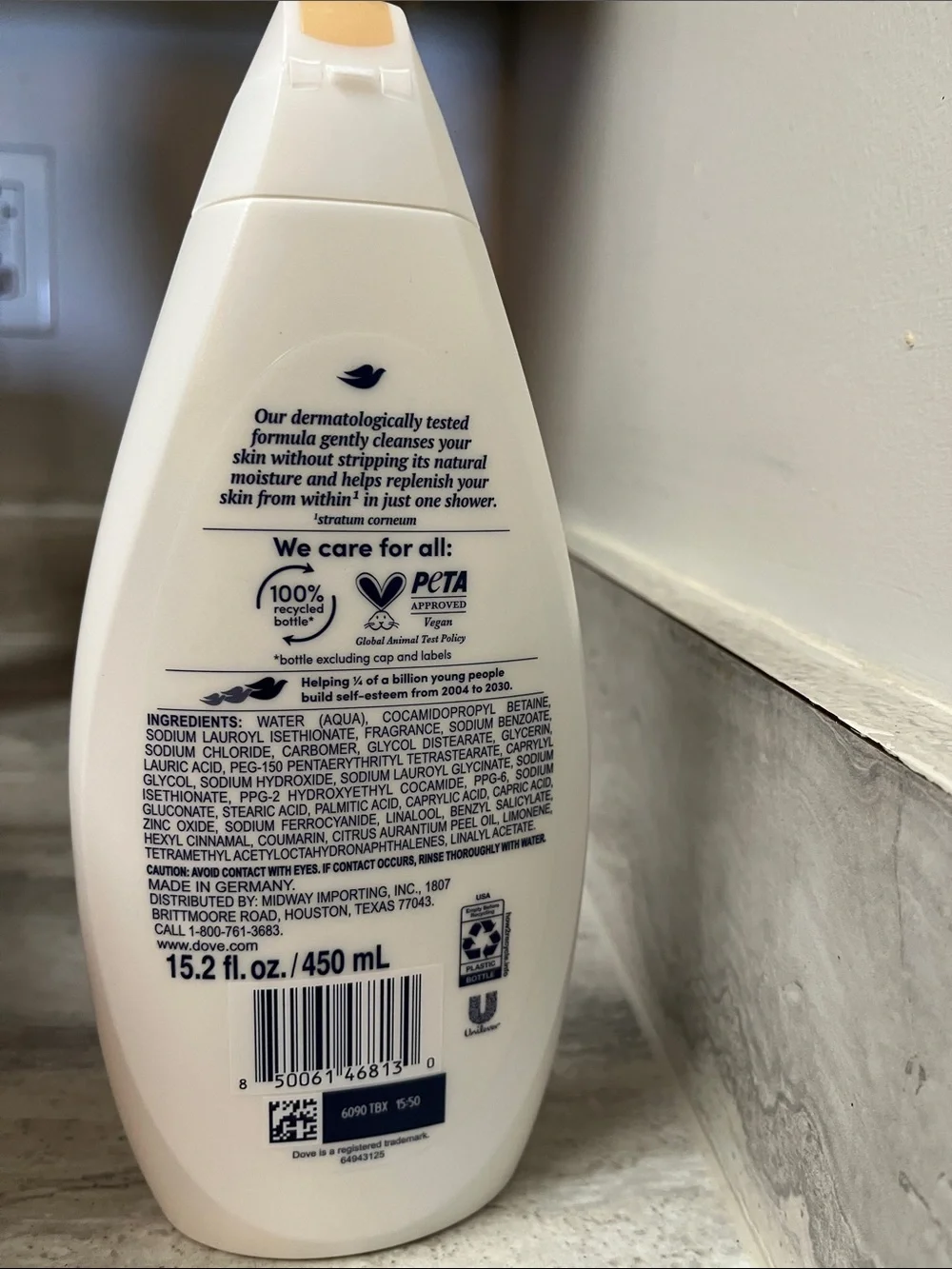 Dove gentle pamper
